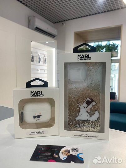 Чехол на 14 ProMax Karl Lagerfeld Liquid Choupette