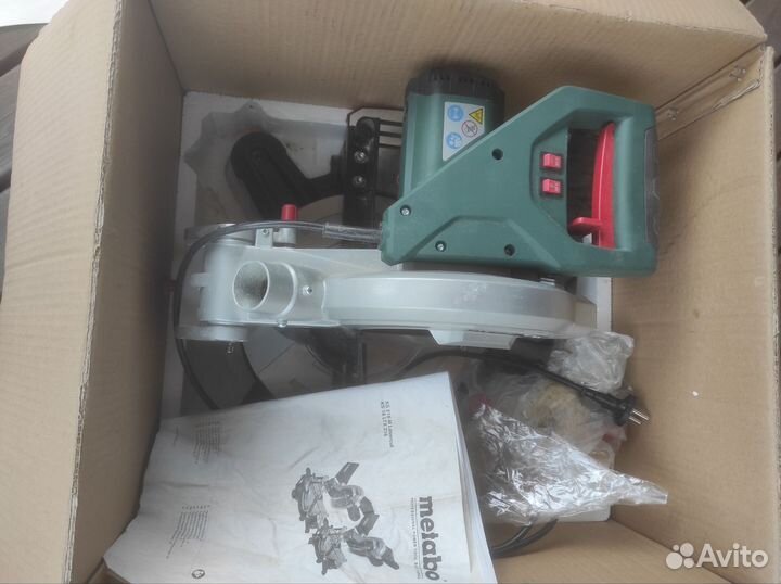 Торцовочная пила metabo ks 216 m