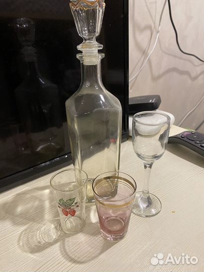 Штоф бутылка с рюмочками