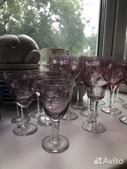 Фужеры хрустальные СССР