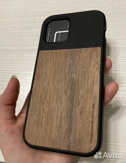 Чехол на iPhone 12 pro Moment Walnut