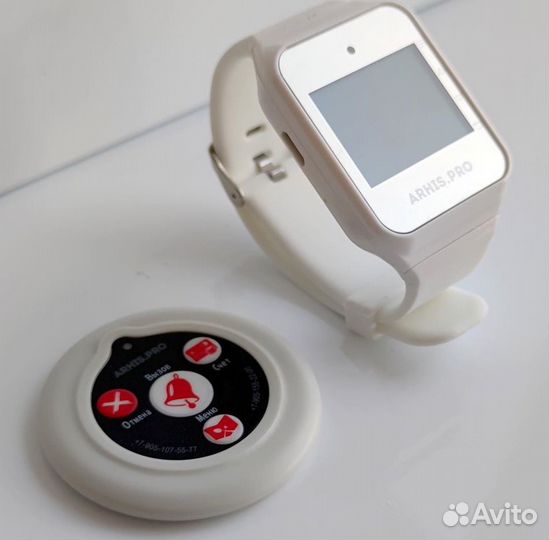 Беспроводная система/кнопка вызова персонала часы