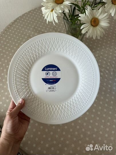 Набор тарелок luminarc 28 см 6 шт новые