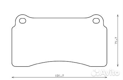 Колодки тормозные JBT cb4