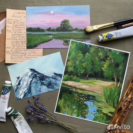 Этюды маслом