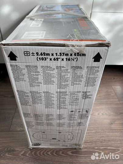 Лодка intex Excursion-3-SET, трехместная