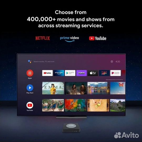 Cмарт тв приставка Mecool KM2 Plus 2/16 оригинал