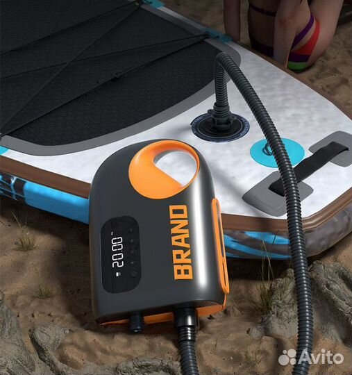 Насос для лодки, SUP-доски, 2х режимный