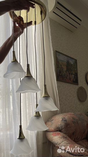 Люстра с ассиметричными подвесами Германия