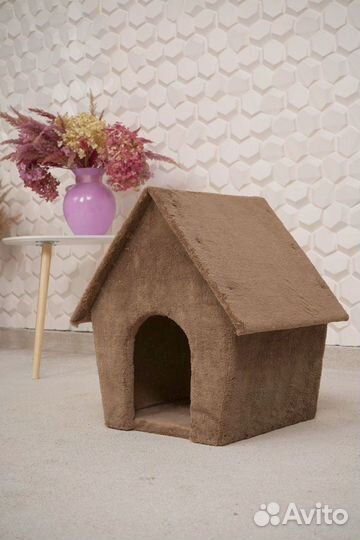 Домик для кошки с когтеточкой