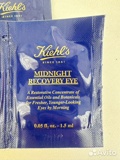 Kiehls ночной крем для глаз midnight recovery eye