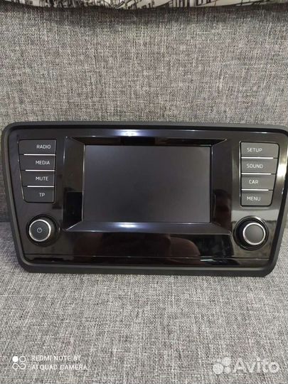 Магнитола оригинал шкода актавиа 2014