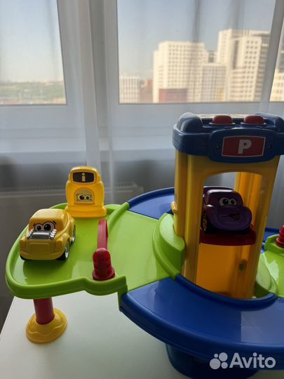 Игровой набор red box гараж электронный