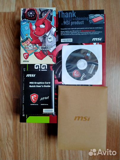 Видеокарта GTX 1080 MSI gaming X 8GB