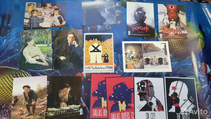 Открытки аниме, истари, путешествия