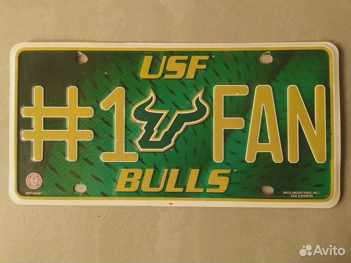 Металлический знак, авто. Футбол, фанаты