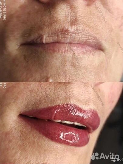 Перманентный макияж губ