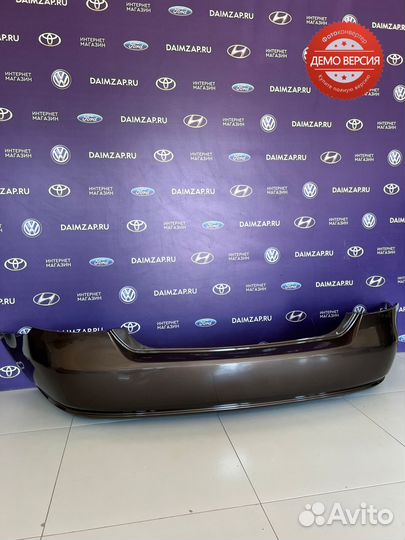 Бампер Задний Volkswagen Polo (2010) / коричневый