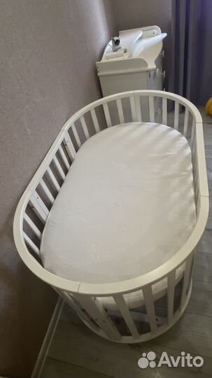 Детская кроватка круглая/овальная