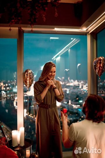 Предложение руки и сердца в Москва-Сити