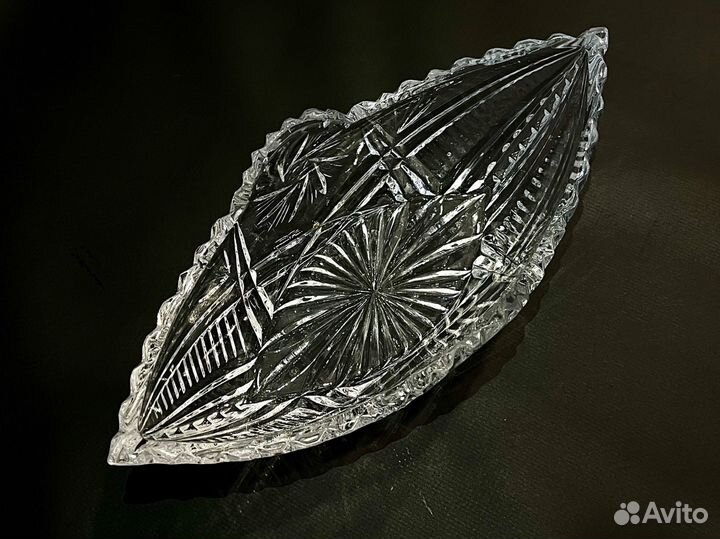 Салатник хрустальный СССР