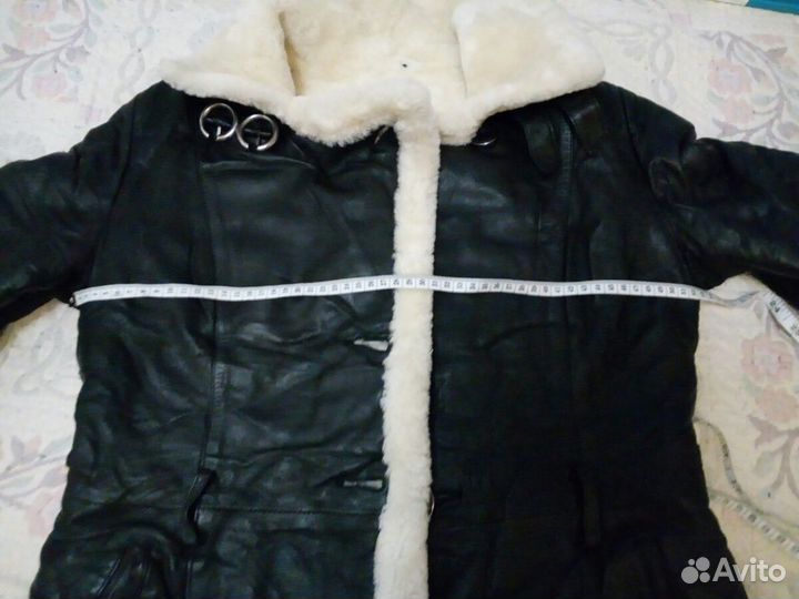 Натуральная кожаная дубленка