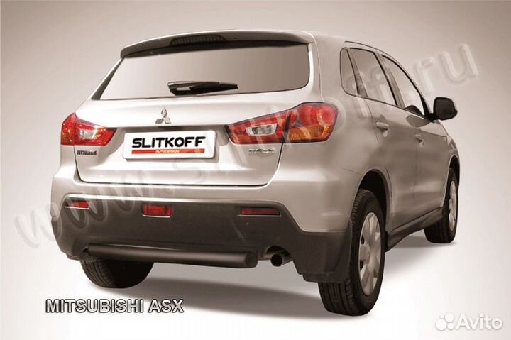 Защита заднего бампера d76 Mitsubishi ASX MAS011B