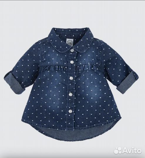 Рубашка на девочку Cool club 62 размер