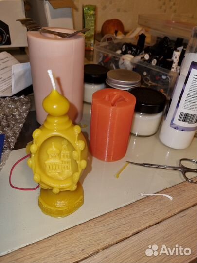 Пасхальные свечи, ручной работы