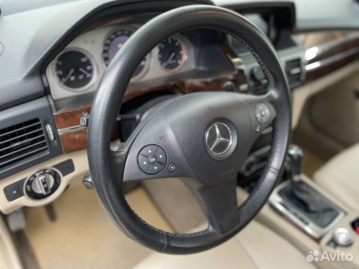 Кожанный руль на mercedes GLK 220