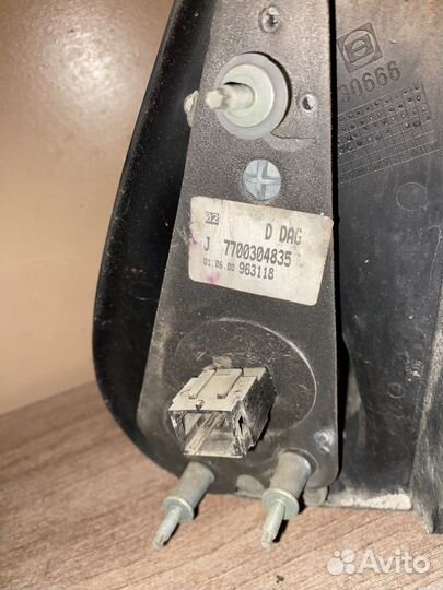 Зеркало правое Renault Kangoo 1997-2003