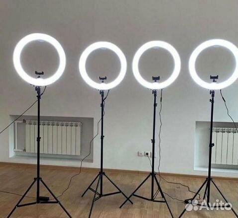 Кольцевая лампа со штативом 26/33/36/45