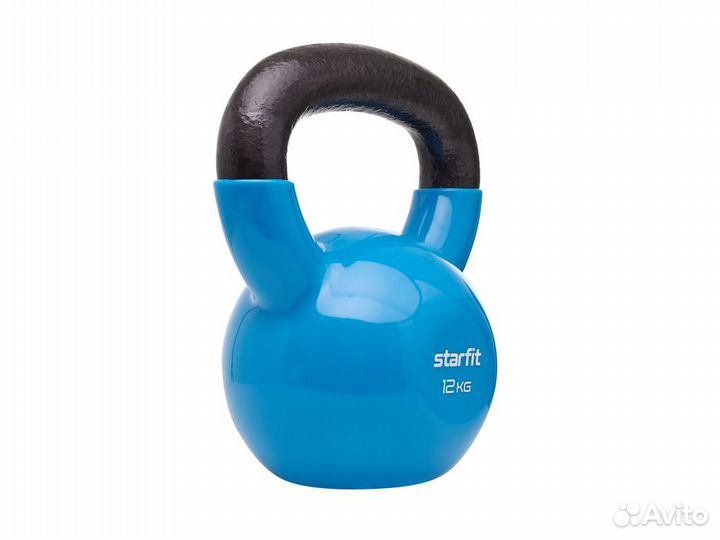 Гиря виниловая Starfit DB-401, 12 кг, синий