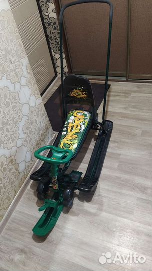 Снегокат с колесами Nika тимка