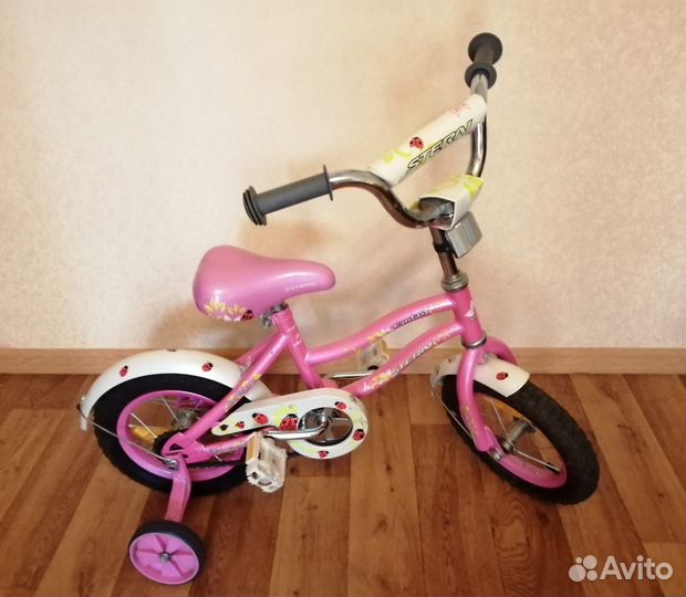 Детский велосипед stern 4колесный с держателем