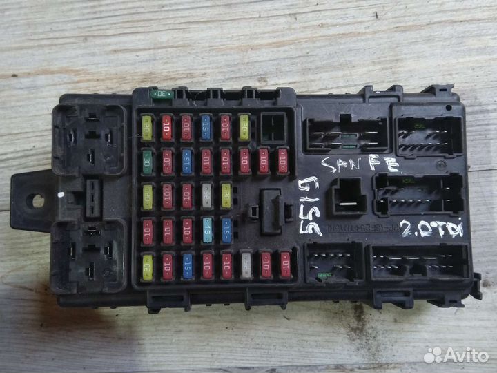 Блок предохранителей Hyundai Santa Fe 1 и Sonata