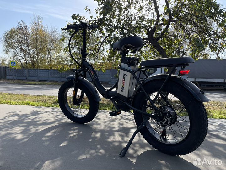 Электровелосипед фэтбайк складной 48 v 16 ah
