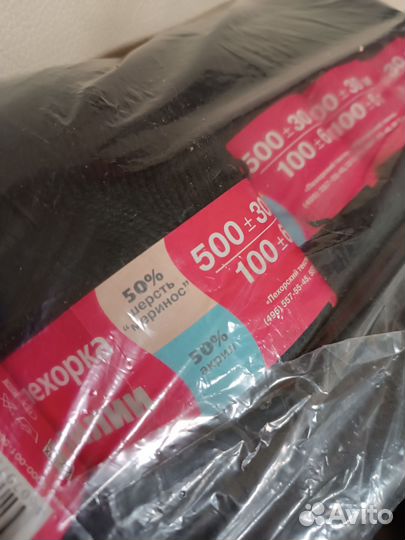 Пряжа для вязания Пехорка черная