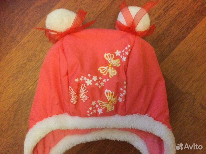 Шапка для девочки 46 -48 размер