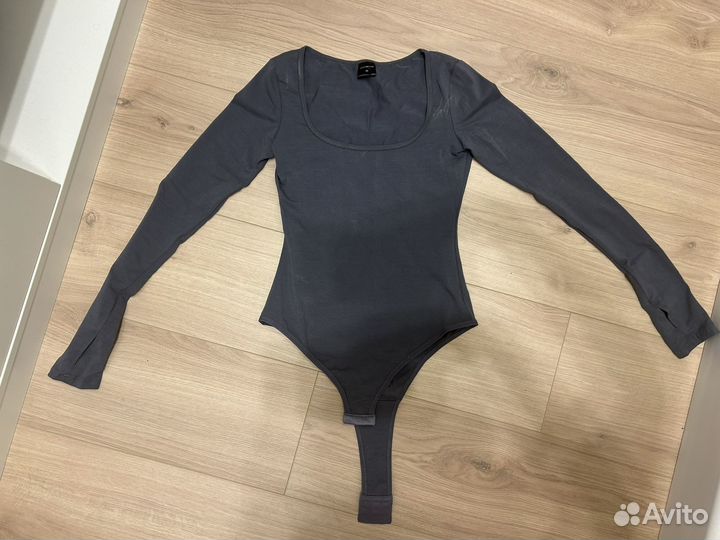 Боди серое женское