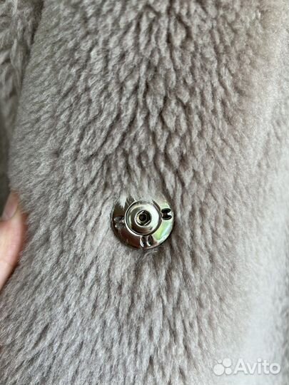 Шуба из натуральной овечьей шерсти