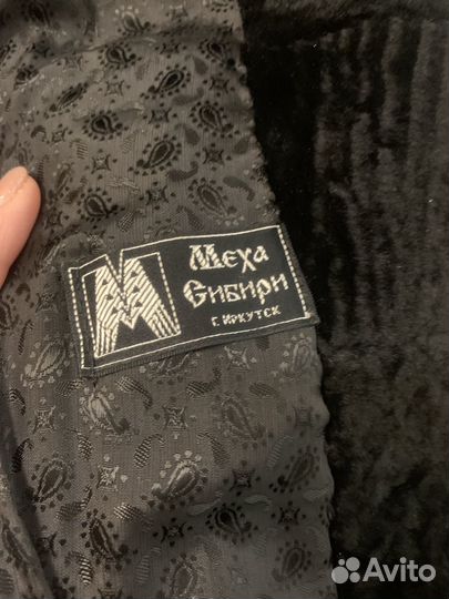 Полушубок из овчины с капюшоном