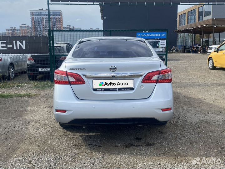 Nissan Sentra 1.6 CVT, 2014, 127 000 км