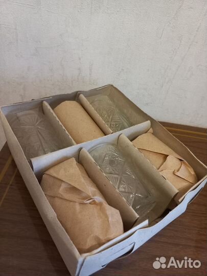 Стаканы СССР (гранёное стекло)