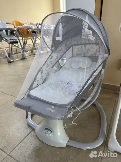 Электрокачели шезлонг