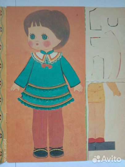 Тебе и кукле. Аппликации. Самоделки СССР