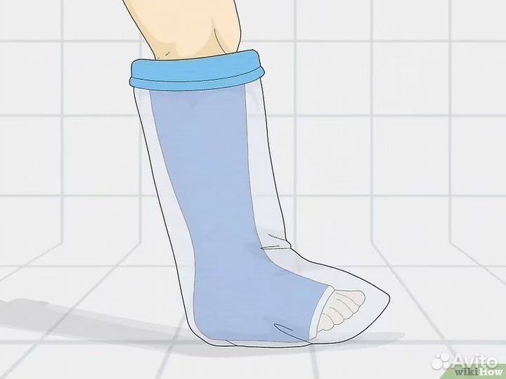 Чехол для защиты гипса от воды