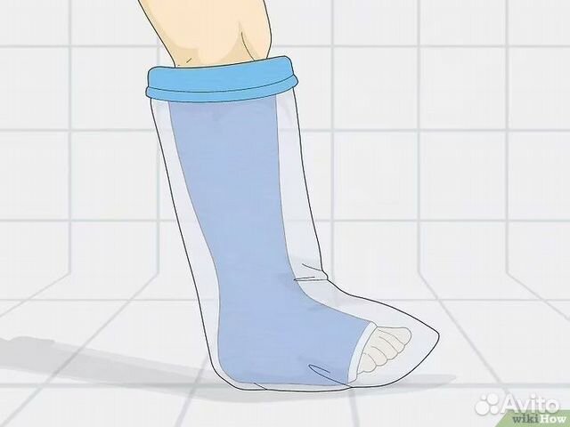 Чехол для защиты гипса от воды