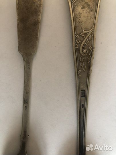 Ложка столовая серебро