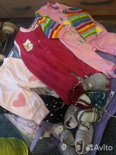 Вещи пакетом на девочку от 0 до 1 года